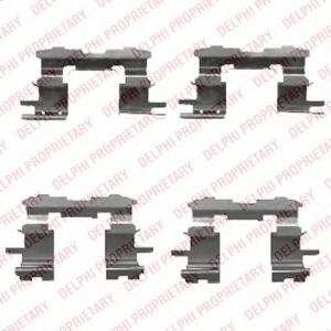 DELPHI LX0447 Комплектующие, колодки дискового тормоза для TOYOTA IQ (Тойота/тоета Иq) DELPHI LX0447 Комплектующие, колодки дискового тормоза для TOYOTA IQ (Тойота/тоета Иq)