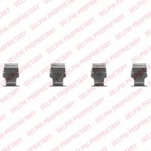 DELPHI LX0468 Комплектующие, колодки дискового тормоза для MITSUBISHI PAJERO III (Митсубиши/митсубиси Паджеро 3) DELPHI LX0468 Комплектующие, колодки дискового тормоза для MITSUBISHI PAJERO III (Митсубиши/митсубиси Паджеро 3)