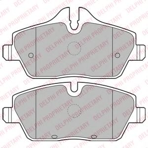 DELPHI LP2186 Тормозные колодки для MINI MINI CLUBVAN (Мини Мини cлубvан) DELPHI LP2186 Тормозные колодки для MINI MINI CLUBVAN (Мини Мини cлубvан)