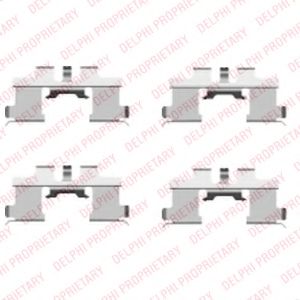 DELPHI LX0444 Комплектующие, колодки дискового тормоза для DAIHATSU SIRION (Дайхатсу Сирион) DELPHI LX0444 Комплектующие, колодки дискового тормоза для DAIHATSU SIRION (Дайхатсу Сирион)