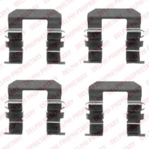 DELPHI LX0460 Комплектующие, колодки дискового тормоза для CHEVROLET (Шевроле) DELPHI LX0460 Комплектующие, колодки дискового тормоза для CHEVROLET (Шевроле)