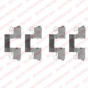 DELPHI LX0474 Комплектующие, колодки дискового тормоза для MITSUBISHI LIBERO V (Митсубиши/митсубиси Либэро v) DELPHI LX0474 Комплектующие, колодки дискового тормоза для MITSUBISHI LIBERO V (Митсубиши/митсубиси Либэро v)