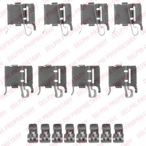 DELPHI LX0491 Комплектующие, колодки дискового тормоза для TOYOTA IQ (Тойота/тоета Иq) DELPHI LX0491 Комплектующие, колодки дискового тормоза для TOYOTA IQ (Тойота/тоета Иq)