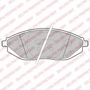 DELPHI LP2218 Тормозные колодки для CHEVROLET BEAT (Шевроле Бэат) DELPHI LP2218 Тормозные колодки для CHEVROLET BEAT (Шевроле Бэат)
