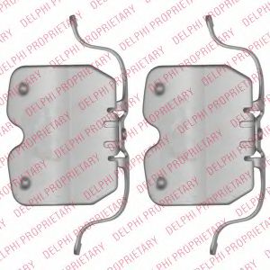 DELPHI LX0504 Комплектующие, колодки дискового тормоза для BMW X5 (F15, F85) xDrive 40e DELPHI LX0504 Комплектующие, колодки дискового тормоза для BMW X5 (F15, F85) xDrive 40e