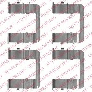 DELPHI LX0519 Комплектующие, колодки дискового тормоза для HYUNDAI H-1 / GRAND STAREX (Хендай Н1 / гранд старэx) DELPHI LX0519 Комплектующие, колодки дискового тормоза для HYUNDAI H-1 / GRAND STAREX (Хендай Н1 / гранд старэx)