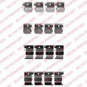 DELPHI LX0526 Комплектующие, колодки дискового тормоза для MITSUBISHI CANTER (Митсубиши/митсубиси Cантэр) DELPHI LX0526 Комплектующие, колодки дискового тормоза для MITSUBISHI CANTER (Митсубиши/митсубиси Cантэр)