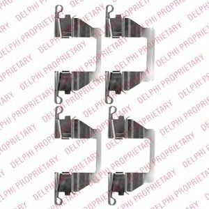 DELPHI LX0527 Комплектующие, колодки дискового тормоза для MITSUBISHI CANTER (Митсубиши/митсубиси Cантэр) DELPHI LX0527 Комплектующие, колодки дискового тормоза для MITSUBISHI CANTER (Митсубиши/митсубиси Cантэр)