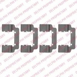 DELPHI LX0533 Комплектующие, колодки дискового тормоза для OPEL (Опель) DELPHI LX0533 Комплектующие, колодки дискового тормоза для OPEL (Опель)