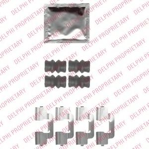 DELPHI LX0536 Комплектующие, колодки дискового тормоза для CITROËN DS5 (CитроËн Дс5) DELPHI LX0536 Комплектующие, колодки дискового тормоза для CITROËN DS5 (CитроËн Дс5)