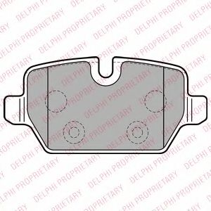 DELPHI LP2247 Тормозные колодки для MINI MINI PACEMAN (Мини Мини паcэман)
