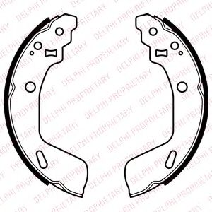 DELPHI LS2073 Тормозные колодоки для SUZUKI SWIFT IV (Сузуки Свифт 4) DELPHI LS2073 Тормозные колодоки для SUZUKI SWIFT IV (Сузуки Свифт 4)
