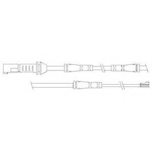 DELPHI LZ0239 Контрольный контакт, контроль слоя тормозных колодок для BMW (Бмв) DELPHI LZ0239 Контрольный контакт, контроль слоя тормозных колодок для BMW (Бмв)