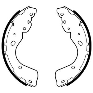 DELPHI LS2080 Тормозные колодоки 