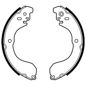 DELPHI LS2088 Тормозные колодоки 