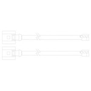 DELPHI LZ0255 Контрольный контакт, контроль слоя тормозных колодок для PORSCHE (Порше) DELPHI LZ0255 Контрольный контакт, контроль слоя тормозных колодок для PORSCHE (Порше)