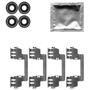 DELPHI LX0616 Комплектующие, колодки дискового тормоза для CHRYSLER (Крайслер) DELPHI LX0616 Комплектующие, колодки дискового тормоза для CHRYSLER (Крайслер)