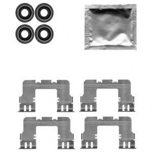 DELPHI LX0617 Комплектующие, колодки дискового тормоза для CHRYSLER (Крайслер) DELPHI LX0617 Комплектующие, колодки дискового тормоза для CHRYSLER (Крайслер)