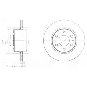 DELPHI BG4165 Тормозной диск для IVECO (Ивеко) DELPHI BG4165 Тормозной диск для IVECO (Ивеко)