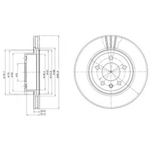 DELPHI BG2908 Тормозной диск для OPEL OMEGA B (Опель Омега б) DELPHI BG2908 Тормозной диск для OPEL OMEGA B (Опель Омега б)
