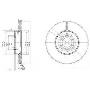 DELPHI BG3833C Тормозной диск для SEAT (Сеат) DELPHI BG3833C Тормозной диск для SEAT (Сеат)