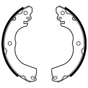 DELPHI LS2104 Тормозные колодоки 