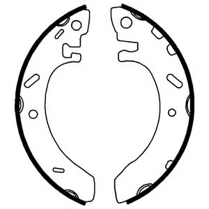 DELPHI LS1757 Тормозные колодоки 