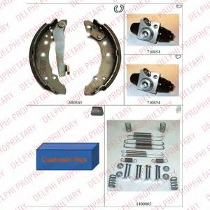 DELPHI 1055 Тормозные колодоки для VOLKSWAGEN LUPO (Фольксваген Лупо) DELPHI 1055 Тормозные колодоки для VOLKSWAGEN LUPO (Фольксваген Лупо)