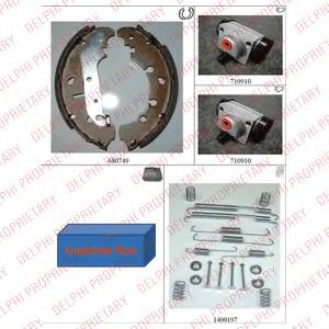 DELPHI 1094 Тормозные колодоки для FORD FUSION (Форд Фьюжн) DELPHI 1094 Тормозные колодоки для FORD FUSION (Форд Фьюжн)