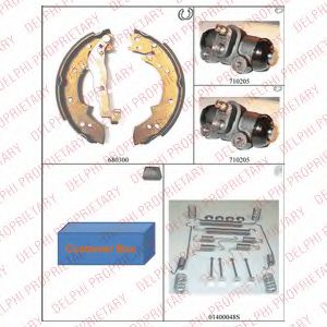 DELPHI 638 Тормозные колодоки для PEUGEOT 305 II (Пежо 305 2) DELPHI 638 Тормозные колодоки для PEUGEOT 305 II (Пежо 305 2)