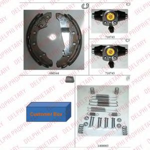 DELPHI 719 Тормозные колодоки для AUDI 100 (Ауди 100) DELPHI 719 Тормозные колодоки для AUDI 100 (Ауди 100)