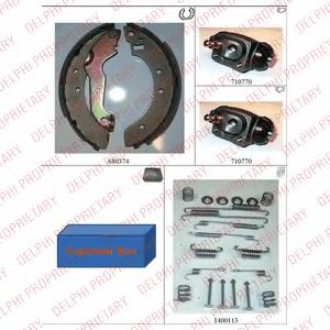 DELPHI 741 Тормозные колодоки для FORD ORION II (Форд Орион 2) DELPHI 741 Тормозные колодоки для FORD ORION II (Форд Орион 2)