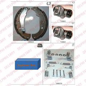 DELPHI 761 Тормозные колодоки для FIAT TEMPRA (Фиат Тэмпра) DELPHI 761 Тормозные колодоки для FIAT TEMPRA (Фиат Тэмпра)