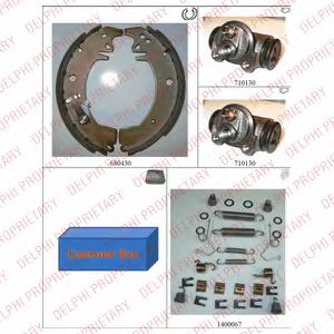 DELPHI 773 Тормозные колодоки для RENAULT TRAFIC (Рено Трафик) DELPHI 773 Тормозные колодоки для RENAULT TRAFIC (Рено Трафик)