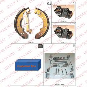 DELPHI 836 Тормозные колодоки для BMW 3 (Бмв 3) DELPHI 836 Тормозные колодоки для BMW 3 (Бмв 3)