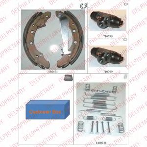 DELPHI 850 Тормозные колодоки для SEAT IBIZA II (Сеат Ибица 2) DELPHI 850 Тормозные колодоки для SEAT IBIZA II (Сеат Ибица 2)