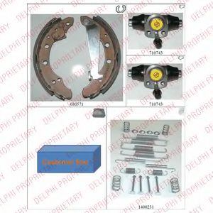 DELPHI 851 Тормозные колодоки для VOLKSWAGEN VENTO (Фольксваген Венто) DELPHI 851 Тормозные колодоки для VOLKSWAGEN VENTO (Фольксваген Венто)