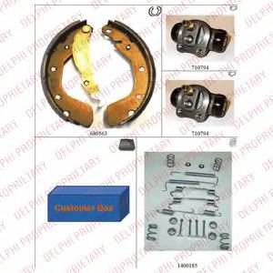 DELPHI 853 Тормозные колодоки для OPEL CORSA B (Опель Корса б) DELPHI 853 Тормозные колодоки для OPEL CORSA B (Опель Корса б)