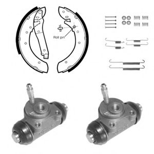DELPHI 857 Тормозные колодоки 