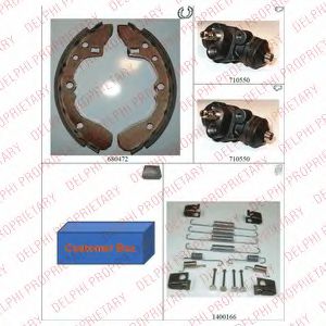 DELPHI 862 Тормозные колодоки 