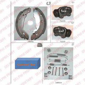 DELPHI 864 Тормозные колодоки 