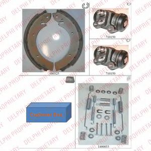 DELPHI 882 Тормозные колодоки 