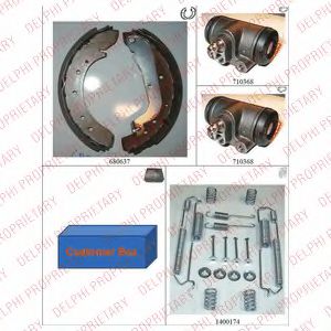 DELPHI 907 Тормозные колодоки для FIAT DUCATO (Фиат Дукато) DELPHI 907 Тормозные колодоки для FIAT DUCATO (Фиат Дукато)