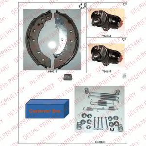 DELPHI 951 Тормозные колодоки для RENAULT CLIO I (Рено Cлио и) DELPHI 951 Тормозные колодоки для RENAULT CLIO I (Рено Cлио и)