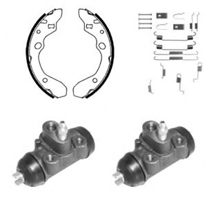 DELPHI 933 Тормозные колодоки для MAZDA 323 F V (Мазда 323 ф5) DELPHI 933 Тормозные колодоки для MAZDA 323 F V (Мазда 323 ф5)