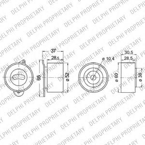 DELPHI KDB244 Комплект ремня ГРМ для MAZDA 626 III (Мазда 626 3) DELPHI KDB244 Комплект ремня ГРМ для MAZDA 626 III (Мазда 626 3)