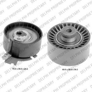 DELPHI KDB417 Комплект ремня ГРМ для PEUGEOT 1007 (Пежо 1007) DELPHI KDB417 Комплект ремня ГРМ для PEUGEOT 1007 (Пежо 1007)