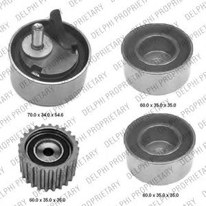 DELPHI KDB418 Комплект ремня ГРМ для SUBARU (Субару) DELPHI KDB418 Комплект ремня ГРМ для SUBARU (Субару)