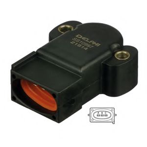 DELPHI SS10997-12B1 Датчик, положение дроссельной заслонки для FORD FIESTA (Форд Фиэста) DELPHI SS10997-12B1 Датчик, положение дроссельной заслонки для FORD FIESTA (Форд Фиэста)