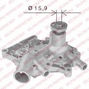 DELPHI WP1025 Водяной насос для RENAULT LE CAR (Рено Лэ cар) DELPHI WP1025 Водяной насос для RENAULT LE CAR (Рено Лэ cар)